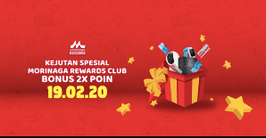 BONUS 2X POIN Morinaga Rewards Club Periode 19-29 Februari 2020!